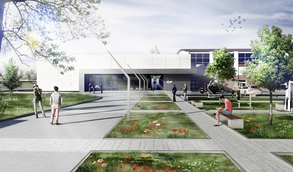 II nagroda w konkursie na koncepcję przyszkolnej pływalni w ramach programu "Dolnośląski Delfinek" w Twardogórze