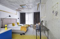 Wnętrza hotelu przy ul. Geologicznej